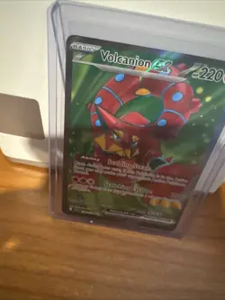 Volcanion EX Holo Ultra Rare Pokemon TCG Card 171/159 Sv09 Journey Together NM/M - Image 2