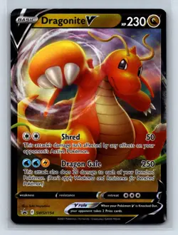 Dragonite V SWSH: Sword & Shield Promo Cards #SWSH154 Pokemon Card TCG - NM - Image 1