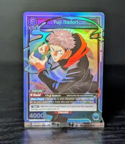 Bandai Union Arena Yuji Itadori SR Holo Action Card UE03BT/JJK-1-040 4000 BP - Image 1