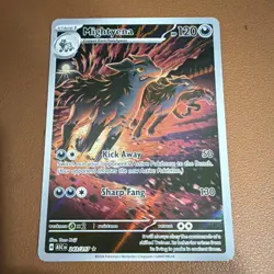 Pokemon Mightyena 243/217 ASC CN Holo Rare Stage 1 Wolf HP 120 Pokemon TCG Card - Image 1
