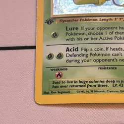Pokemon Victreebel Jungle 1st Edition Holo Rare English Card 14/64 1999 - Image 2
