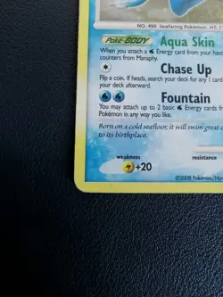 Pokemon Card Manaphy 8/100 D&P Majestic Dawn Holo Rare - Image 4