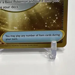 Pokemon TCG SV Base Set Nest Ball Trainer Card 255/198 Hyper Rare One Owner - Image 5