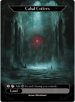 Cabal Coffers - Full Art Altered Art Custom Proxy Cards - Image 1