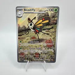 Pokemon Beautifly 219/217 Ascended Heroes Illustration Rare IR Holo TCG Card - Image 1