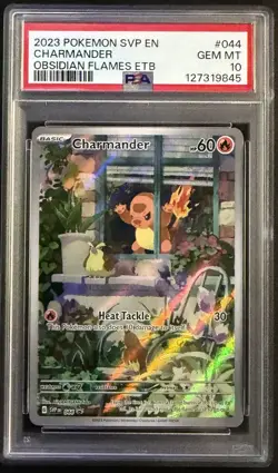 Charmander 044 Sv: Scarlet & Violet Promo Cards Holo PSA 10 - Image 1