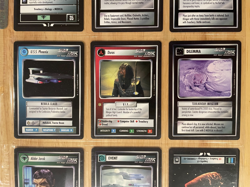 Star Trek CCG: First Edition Black Border Premiere - Nine Card Rare Lot - Image 3