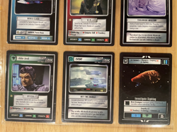 Star Trek CCG: First Edition Black Border Premiere - Nine Card Rare Lot - Image 4