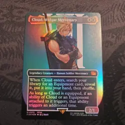 MTG - Cloud, Midgar Mercenary - FIN 0375 Final Fantasy - Mythic - Non Foil - Image 1