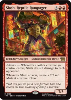 Slash, Reptile Rampager (Regular, #108, NM) Teenage Mutant Ninja Turtles (TMT) - Image 1