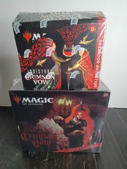 MTG Innistrad Crimson Vow Collector Booster Box + GIFT BUNDLE English Sealed - Image 1