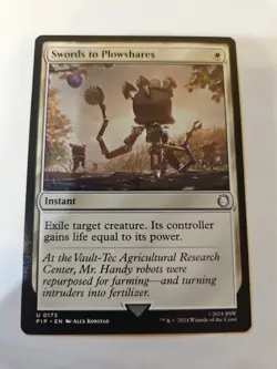 MTG - Universes Beyond: Fallout - Swords to Plowshares - NM - NF - Image 1