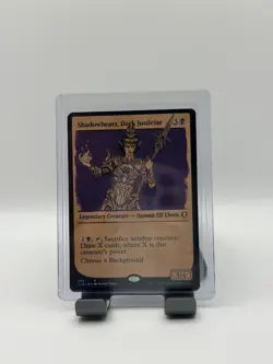 MTG, Shadowheart, Dark Justiciar $3 ORDER MIN 392 (Showcase) Battle for Baldur's - Image 1