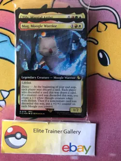 MTG Final Fantasy Foil Basic Lands + Mog, Moogle/Tifa Martial Artist (sealed) - Image 3