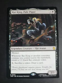 Rat King, Pale Piper Rare MTG Ninja Turtles Commander - Image 1