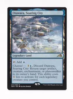 Magic the Gathering Kamigawa Neon Dynasty #271 Otawara, Soaring City - Image 1