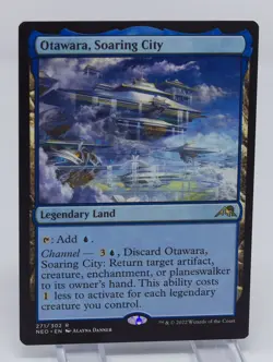 Magic the Gathering Kamigawa Neon Dynasty #271 Otawara, Soaring City - Image 3