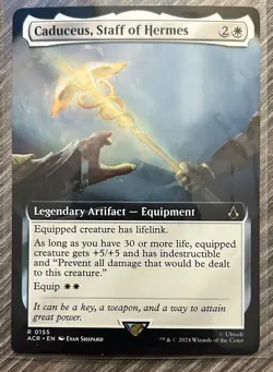 Caduceus, Staff of Hermes - Extended Art Assassin's Creed NM MTG - Image 1