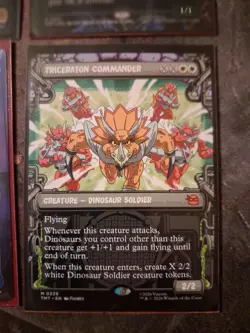 Mtg Ninja Turtles Lot Of 4. Dark Leo And Shredder Shadow Foil. Triceraton Don - Image 3
