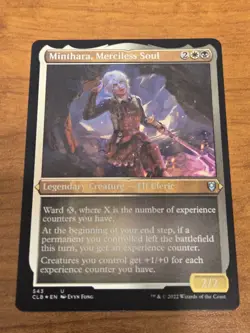 MTG Commander Legends D&D - Minthara, Merciless Soul - CLB 543 - Etched FOIL - Image 1