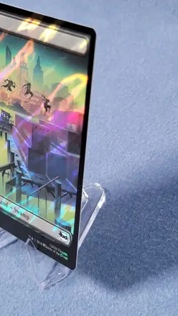 Surge Foil TMNT Full Art Swamp Land Magic the Gathering Mtg 307 NM B - Image 3