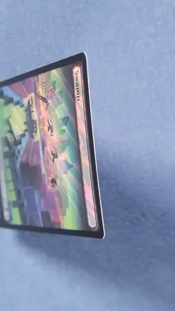 Surge Foil TMNT Full Art Swamp Land Magic the Gathering Mtg 307 NM B - Image 4