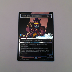 Bebop, Skull & Crossbones NM Surge Foil #87 - MTG Commander TMNT - Image 2