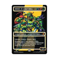 WotC Commander: Teenage Mu Heroes in a Half Shell (0096) (Borderless) (Sur NM - Image 1