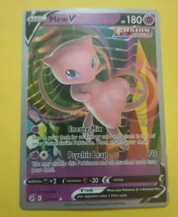 Mew V 113/264 2023 World Championship LP Pokemon Card Vance Kelley Deck - Image 1