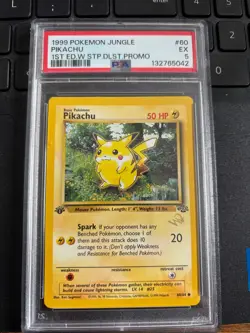 Pikachu 1St Ed.W Stamp Duelist Promo 1999 Nintendo Pokemon Jungle - Image 1
