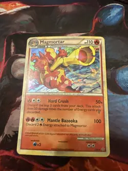 2010 MAGMORTAR 2/95 HeartGold SoulSilver UNLEASHED POKEMON -RARE -HOLO-NM/M - Image 1