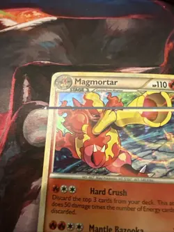 2010 MAGMORTAR 2/95 HeartGold SoulSilver UNLEASHED POKEMON -RARE -HOLO-NM/M - Image 2