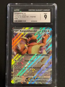 2023 Gem Mint CGC 9 Pokemon Kangaskhan ex 115/165 Holo 151 - Image 1