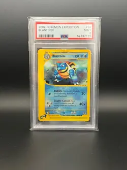2002 Pokemon Expedition 36 Blastoise PSA 9 36/165 - Image 1