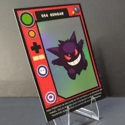 2025 POKEMON POKEDEX Kanto #094 GENGAR Peru Edition Silver Holo - Image 3