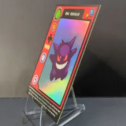 2025 POKEMON POKEDEX Kanto #094 GENGAR Peru Edition Silver Holo - Image 4