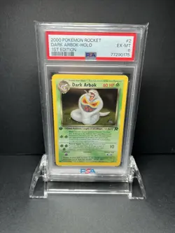 Pokemon TCG 1st Edition HOLO Dark Arbok, Weezing & Rocket Meowth - Image 3