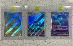 God Pack! Blastoise ex 200/165 Wartortle 171/165 Squirtle 170/165 Pokemon 151 NM - Image 1