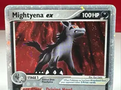 2006 Pokemon TCG Mightyena ex Ultra Rare Holon Phantoms 101/110 LP EX+ - Image 3