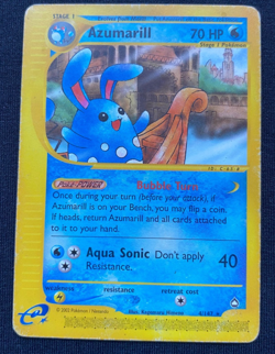 Pokemon TCG Azumarill Aquapolis 4/147 Regular Rare (HP) - Image 1