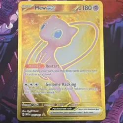Pokemon Mew ex 205/165 Ultra Rare Scarlet & Violet 151 Basic 180 HP Holo EX - Image 1