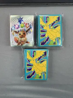 Pokemon TCG Sleeves 3 Packs Prismatic Evolutions/ Ascended Heroes Sealed New - Image 1