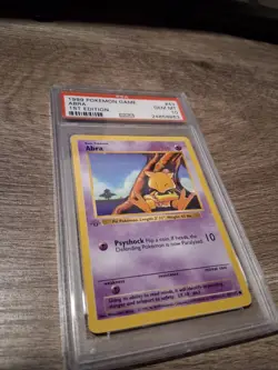 1999 POKEMON BASE SET 1ST EDITION #43/102 ABRA PSA 10 - Image 5