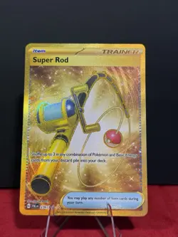 Pokemon TCG SV Paldea Evolved Super Rod Trainer 276/193 Hyper Rare One Owner - Image 1