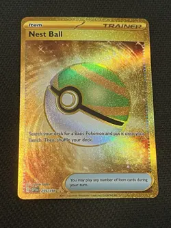 Pokemon TCG Scarlet & Violet Base Set 225/198 Nest Ball Secret Rare - NM - Image 1