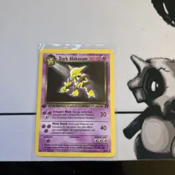 Dark Alakazam (18) 18/82 Pokemon Team Rocket 1st edition Non Holo - Image 1