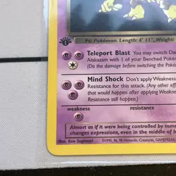 Dark Alakazam (18) 18/82 Pokemon Team Rocket 1st edition Non Holo - Image 4