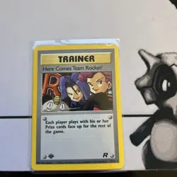 Pokemon TCG Here Comes Team Rocket! Trainer Team Rocket 15/82 1st Ed Holo Rare - Image 1