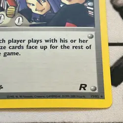 Pokemon TCG Here Comes Team Rocket! Trainer Team Rocket 15/82 1st Ed Holo Rare - Image 4