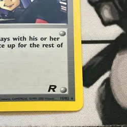 Pokemon TCG Here Comes Team Rocket! Trainer Team Rocket 15/82 1st Ed Holo Rare - Image 5